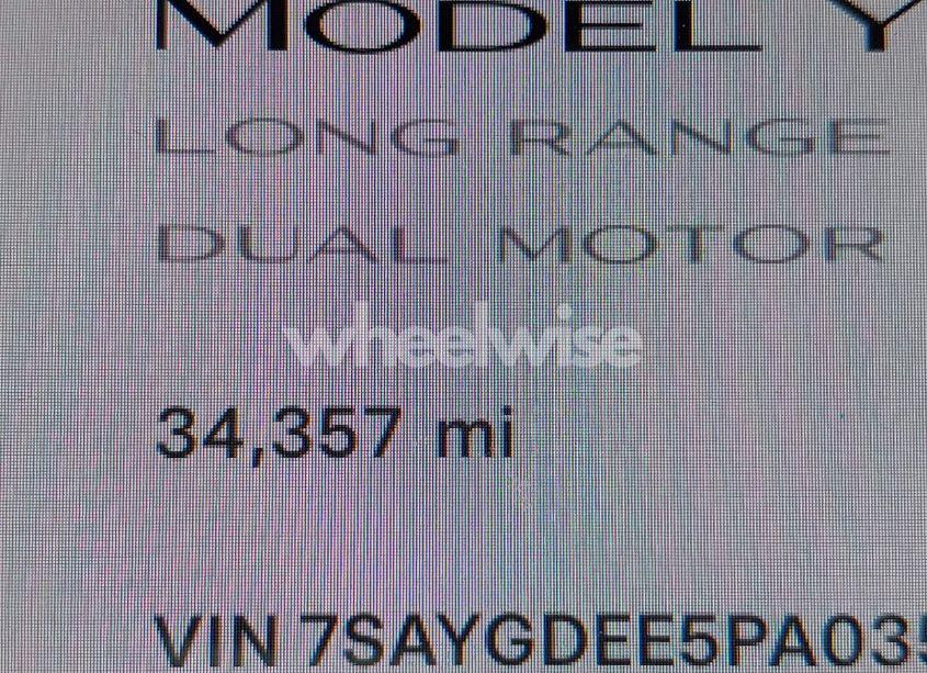 Photo 7 of 2023 Tesla Model Y AWD/LONG RANGE DUAL MOTOR ALL-WHEEL DRIVE (VIN 7SAYGDEE5PA035722)