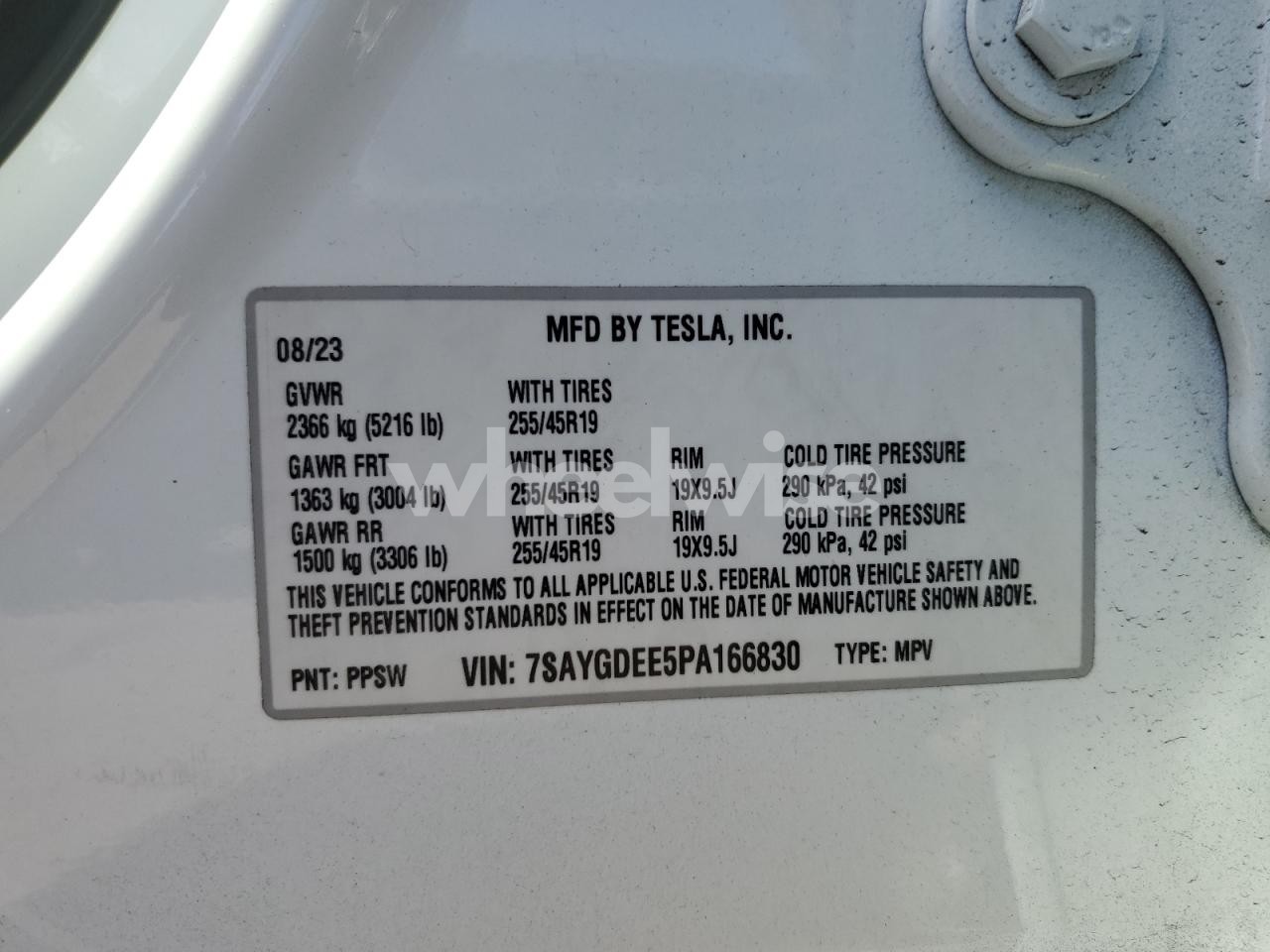 Photo 13 of 2023 TESLA MODEL Y (VIN 7SAYGDEE5PA166830)