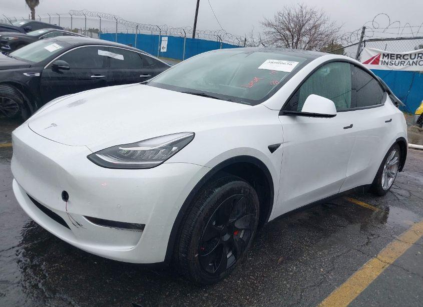 Photo 2 of 2023 Tesla Model Y LONG RANGE DUAL MOTOR ALL-WHEEL DRIVE (VIN 7SAYGDEE5PF587336)