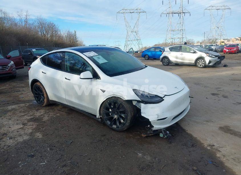 2023 Tesla Model Y AWD/LONG RANGE DUAL MOTOR ALL-WHEEL DRIVE (VIN 7SAYGDEE5PF669907) main photo