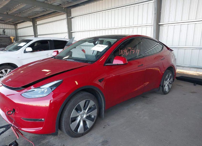 Photo 2 of 2023 Tesla Model Y AWD/LONG RANGE DUAL MOTOR ALL-WHEEL DRIVE (VIN 7SAYGDEE5PF839148)
