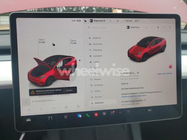 Photo 6 of 2024 TESLA MODEL Y (VIN 7SAYGDEE5RA305759)
