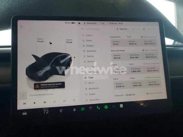 Photo 7 of 2024 TESLA MODEL Y (VIN 7SAYGDEE5RF013967)