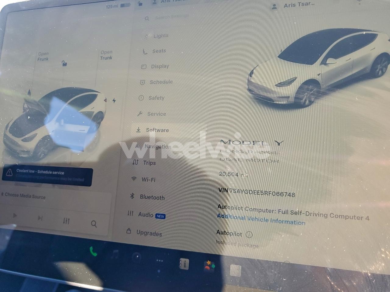 Photo 9 of 2024 TESLA MODEL Y (VIN 7SAYGDEE5RF066748)