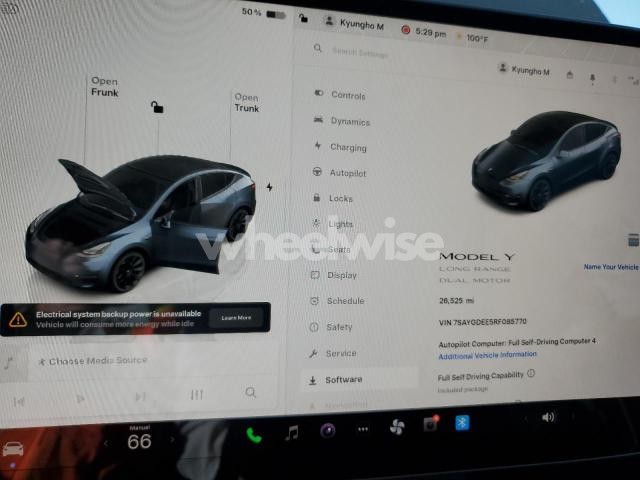 Photo 12 of 2024 TESLA MODEL Y (VIN 7SAYGDEE5RF085770)