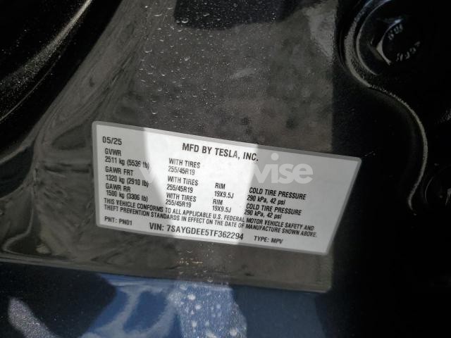 2026 TESLA MODEL Y N/A (VIN 7SAYGDEE5TF362294) main photo