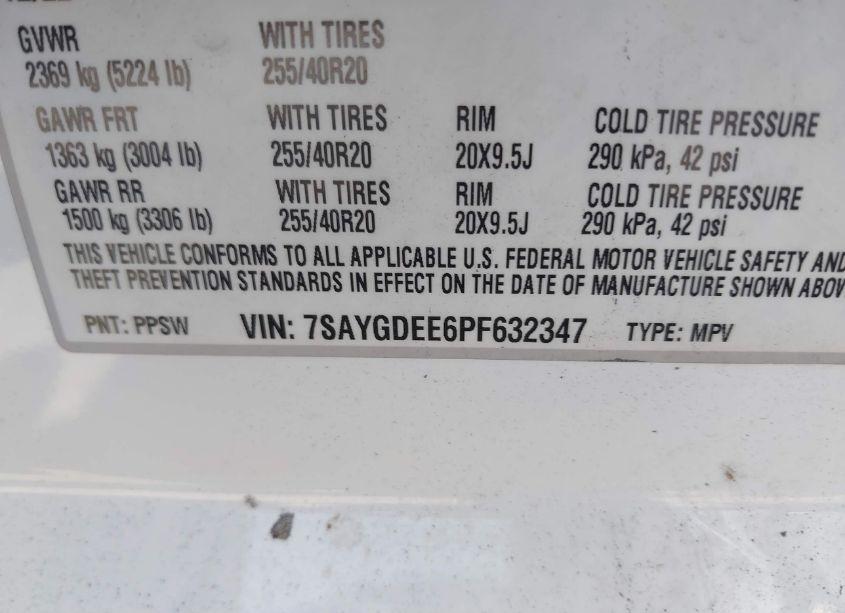 Photo 9 of 2023 Tesla Model Y AWD/LONG RANGE DUAL MOTOR ALL-WHEEL DRIVE (VIN 7SAYGDEE6PF632347)