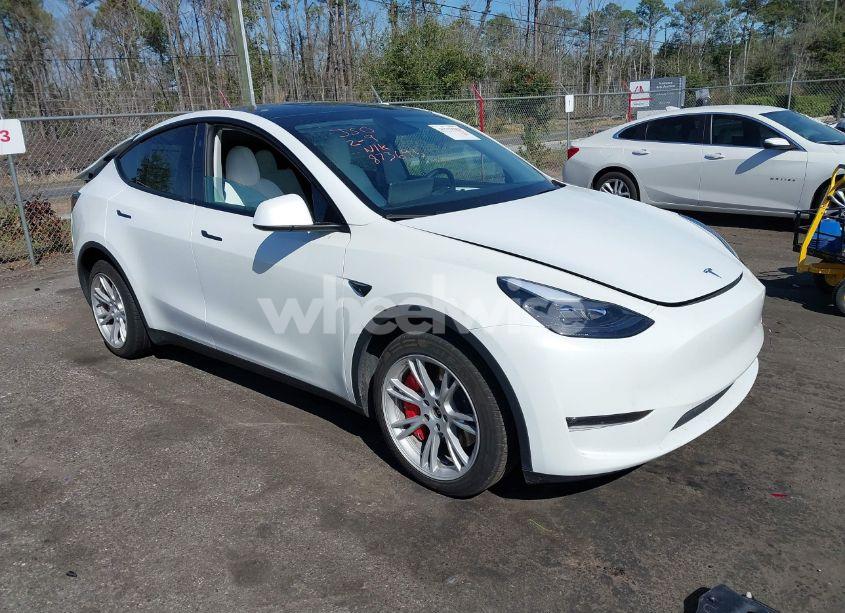 2023 Tesla Model Y AWD/LONG RANGE DUAL MOTOR ALL-WHEEL DRIVE (VIN 7SAYGDEE6PF873695) main photo