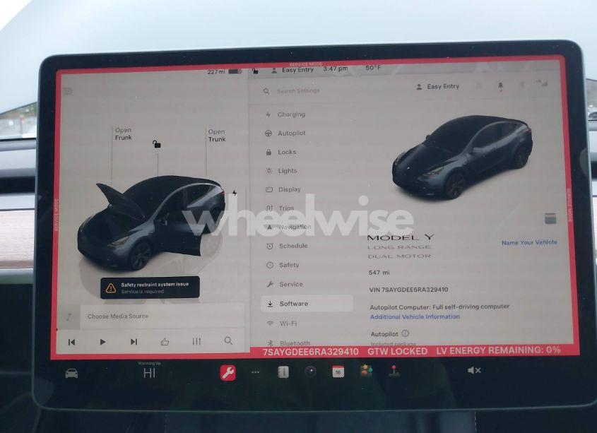 Photo 7 of 2024 Tesla Model Y LONG RANGE DUAL MOTOR ALL-WHEEL DRIVE (VIN 7SAYGDEE6RA329410)