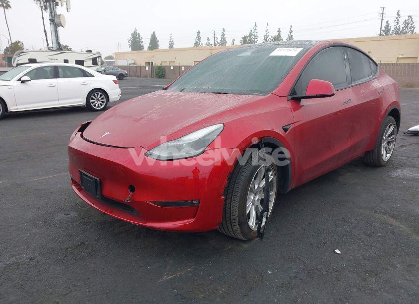 Photo 2 of 2024 Tesla Model Y LONG RANGE DUAL MOTOR ALL-WHEEL DRIVE (VIN 7SAYGDEE6RF076107)