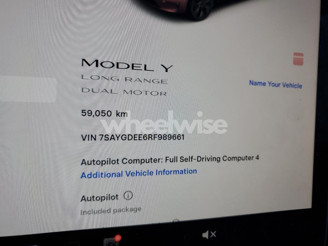 Photo 9 of 2024 TESLA MODEL Y (VIN 7SAYGDEE6RF989661)