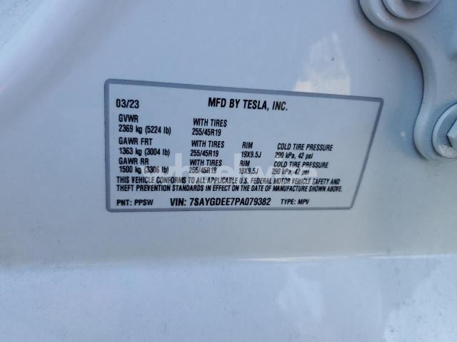 Photo 12 of 2023 TESLA MODEL Y (VIN 7SAYGDEE7PA079382)
