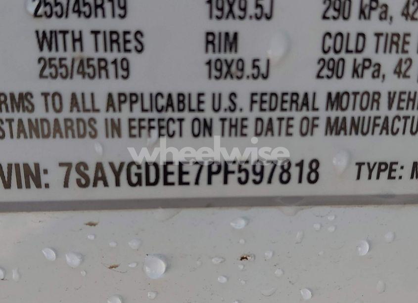 Photo 9 of 2023 Tesla Model Y AWD/LONG RANGE DUAL MOTOR ALL-WHEEL DRIVE (VIN 7SAYGDEE7PF597818)