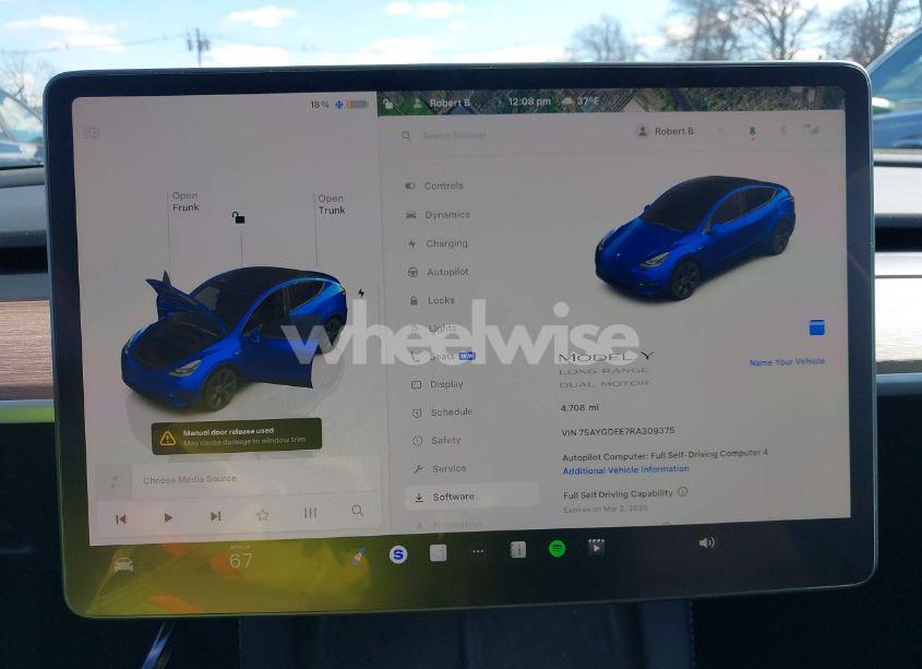 Photo 18 of 2024 Tesla Model Y LONG RANGE DUAL MOTOR ALL-WHEEL DRIVE (VIN 7SAYGDEE7RA309375)