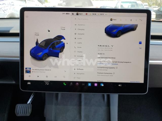 Photo 11 of 2025 TESLA MODEL Y (VIN 7SAYGDEE7SF276144)