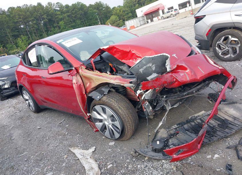 2023 Tesla Model Y AWD/LONG RANGE DUAL MOTOR ALL-WHEEL DRIVE (VIN 7SAYGDEE8PA041112) main photo
