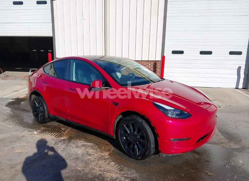 2023 Tesla Model Y AWD/LONG RANGE DUAL MOTOR ALL-WHEEL DRIVE (VIN 7SAYGDEE8PF766695) main photo
