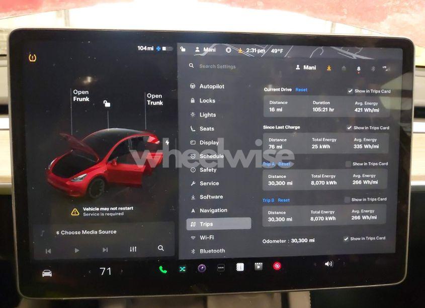 Photo 7 of 2023 Tesla Model Y AWD/LONG RANGE DUAL MOTOR ALL-WHEEL DRIVE (VIN 7SAYGDEE8PF766695)
