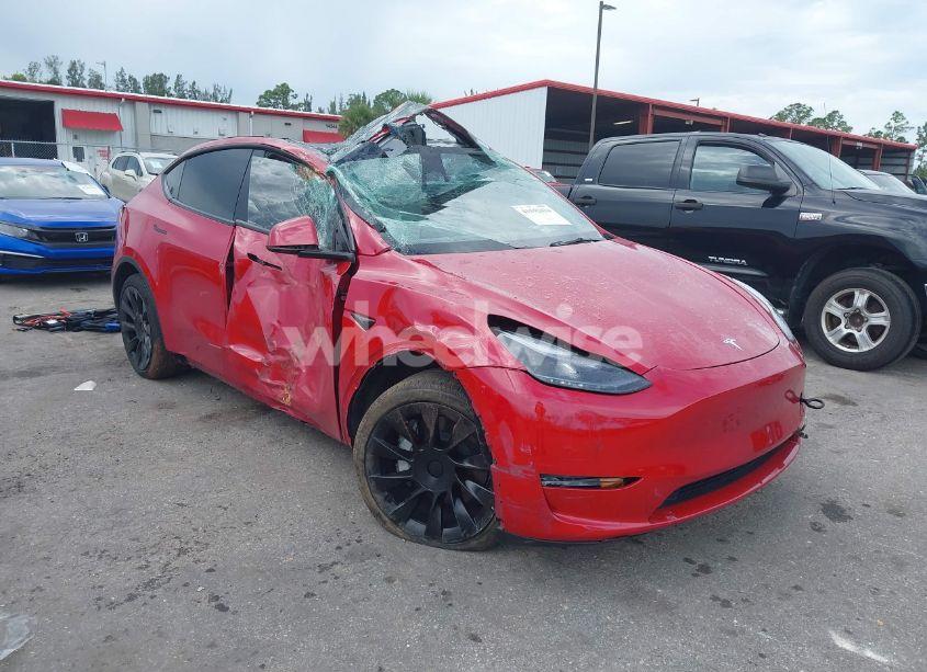 2023 Tesla Model Y AWD/LONG RANGE DUAL MOTOR ALL-WHEEL DRIVE (VIN 7SAYGDEE8PF830492) main photo