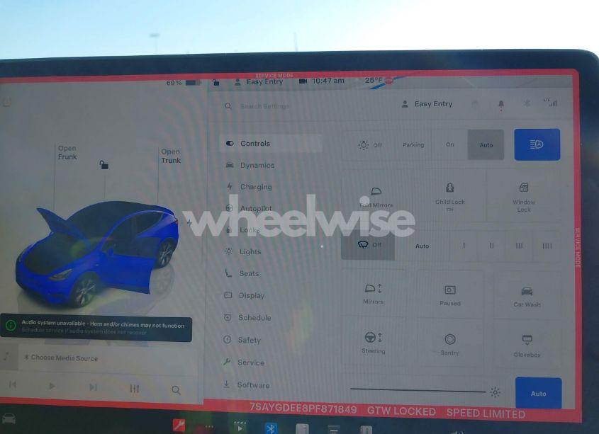 Photo 7 of 2023 Tesla Model Y AWD/LONG RANGE DUAL MOTOR ALL-WHEEL DRIVE (VIN 7SAYGDEE8PF871849)