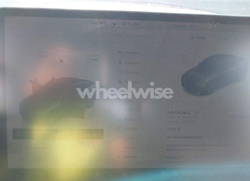 Photo 7 of 2024 Tesla Model Y LONG RANGE DUAL MOTOR ALL-WHEEL DRIVE (VIN 7SAYGDEE8RA262082)