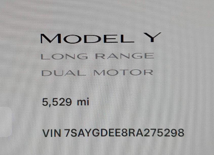 Photo 16 of 2024 Tesla Model Y LONG RANGE DUAL MOTOR ALL-WHEEL DRIVE (VIN 7SAYGDEE8RA275298)