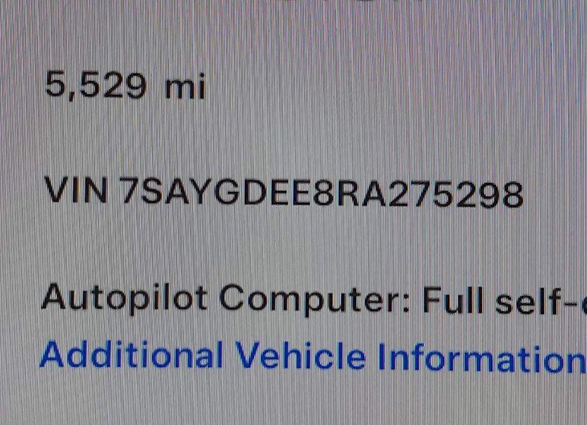 Photo 9 of 2024 Tesla Model Y LONG RANGE DUAL MOTOR ALL-WHEEL DRIVE (VIN 7SAYGDEE8RA275298)