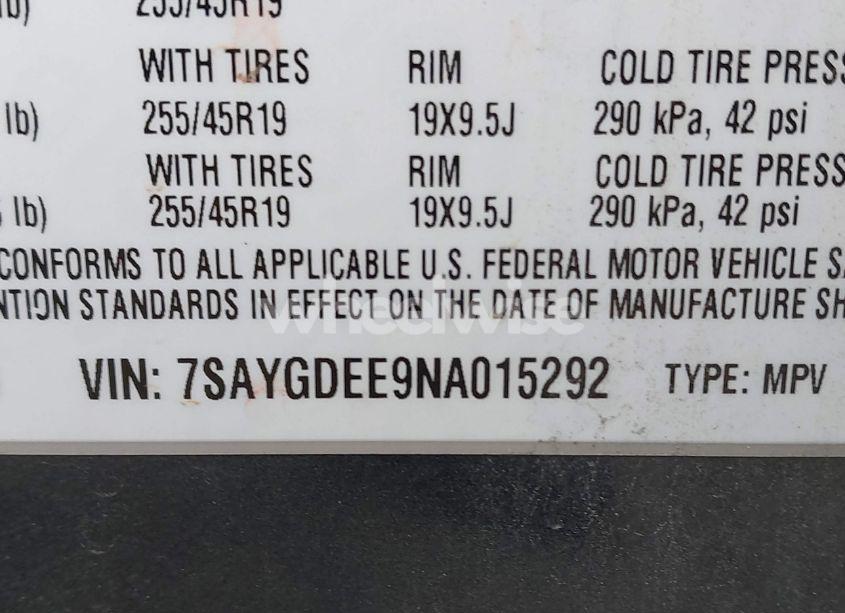 Photo 9 of 2022 Tesla Model Y LONG RANGE DUAL MOTOR ALL-WHEEL DRIVE (VIN 7SAYGDEE9NA015292)