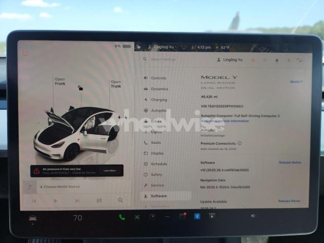 Photo 7 of 2023 TESLA MODEL Y (VIN 7SAYGDEE9PF610603)