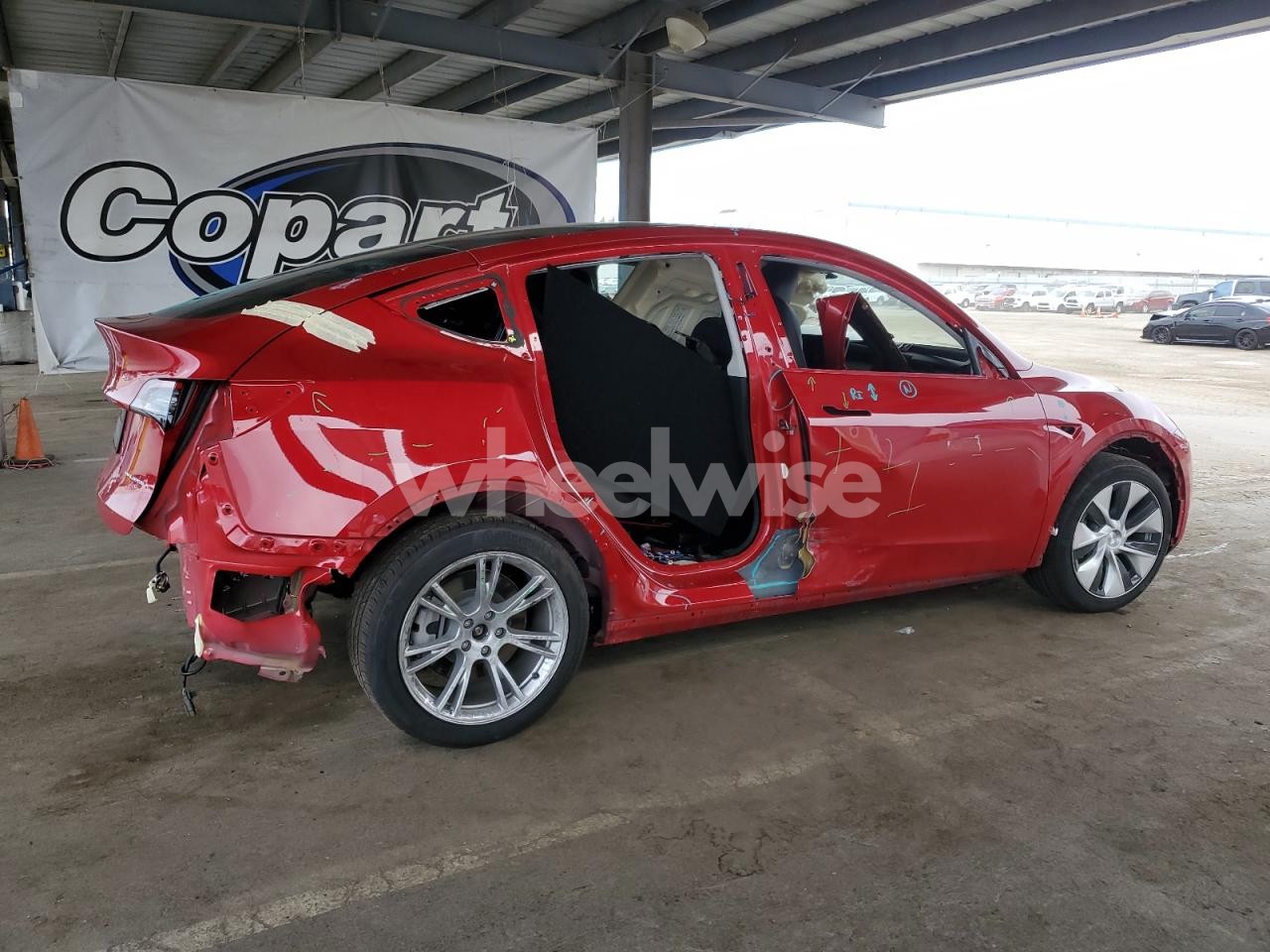 Photo 3 of 2023 TESLA MODEL Y (VIN 7SAYGDEE9PF715299)