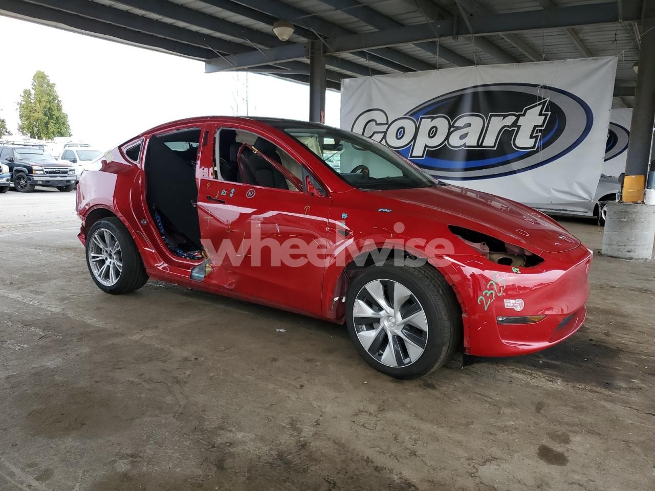Photo 4 of 2023 TESLA MODEL Y (VIN 7SAYGDEE9PF715299)