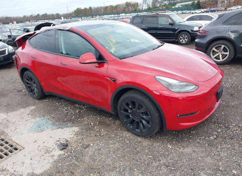 2023 Tesla Model Y AWD/LONG RANGE DUAL MOTOR ALL-WHEEL DRIVE (VIN 7SAYGDEE9PF851688) main photo