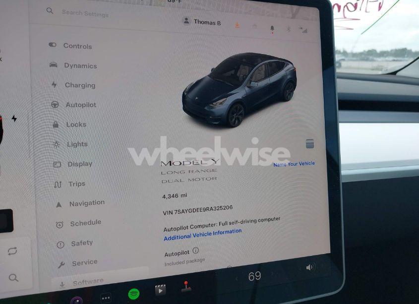 Photo 7 of 2024 Tesla Model Y LONG RANGE DUAL MOTOR ALL-WHEEL DRIVE (VIN 7SAYGDEE9RA325206)