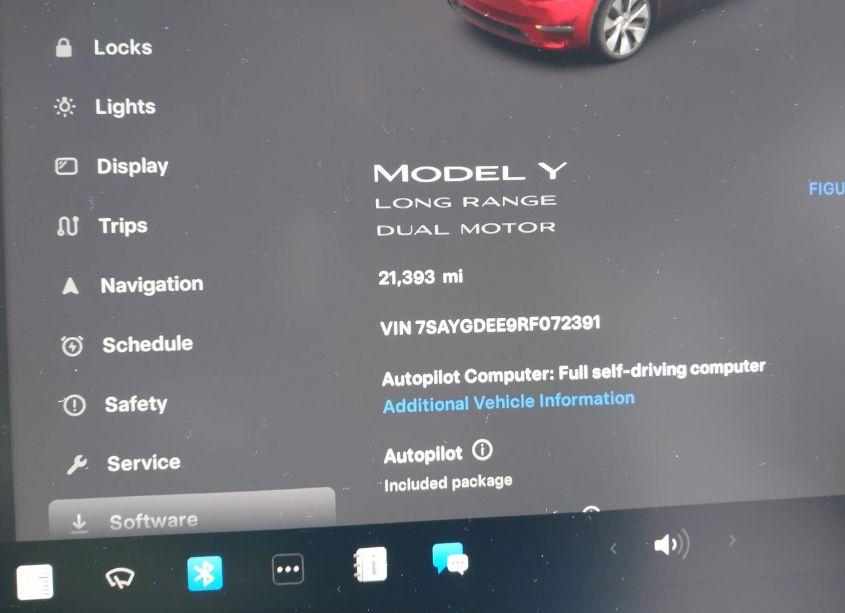 Photo 7 of 2024 Tesla Model Y LONG RANGE DUAL MOTOR ALL-WHEEL DRIVE (VIN 7SAYGDEE9RF072391)