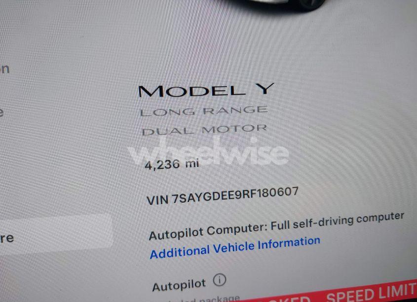 Photo 15 of 2024 Tesla Model Y LONG RANGE DUAL MOTOR ALL-WHEEL DRIVE (VIN 7SAYGDEE9RF180607)