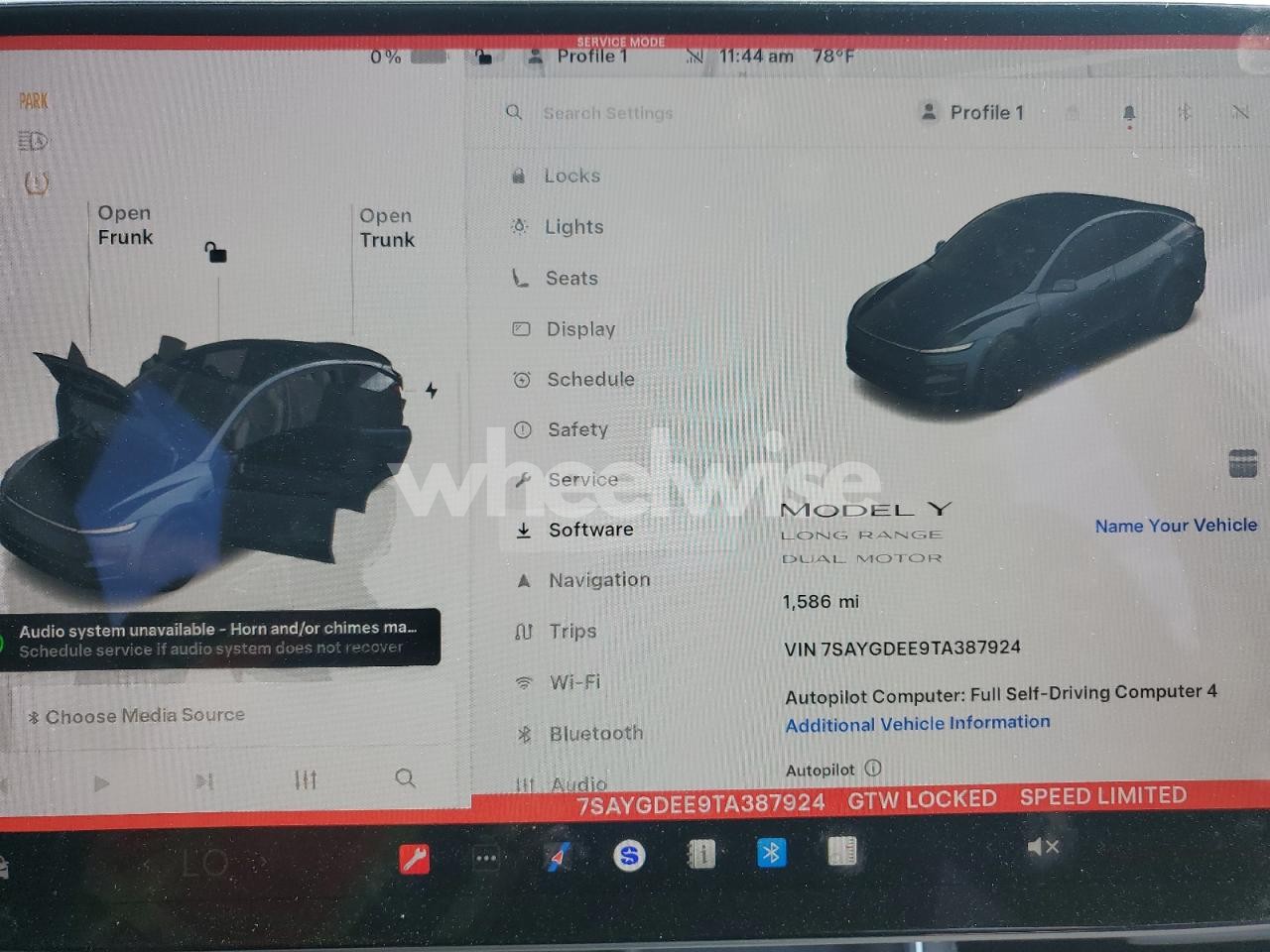 Photo 9 of 2026 TESLA MODEL Y (VIN 7SAYGDEE9TA387924)