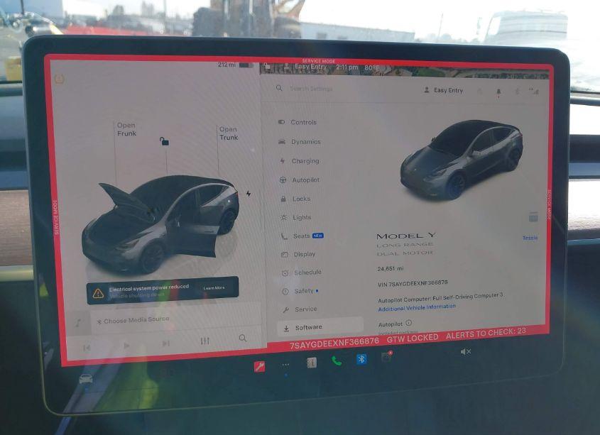 Photo 18 of 2022 Tesla Model Y (VIN 7SAYGDEEXNF366876)