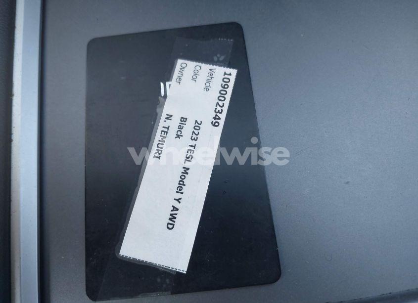 Photo 11 of 2023 Tesla Model Y AWD/LONG RANGE DUAL MOTOR ALL-WHEEL DRIVE (VIN 7SAYGDEEXPA027342)