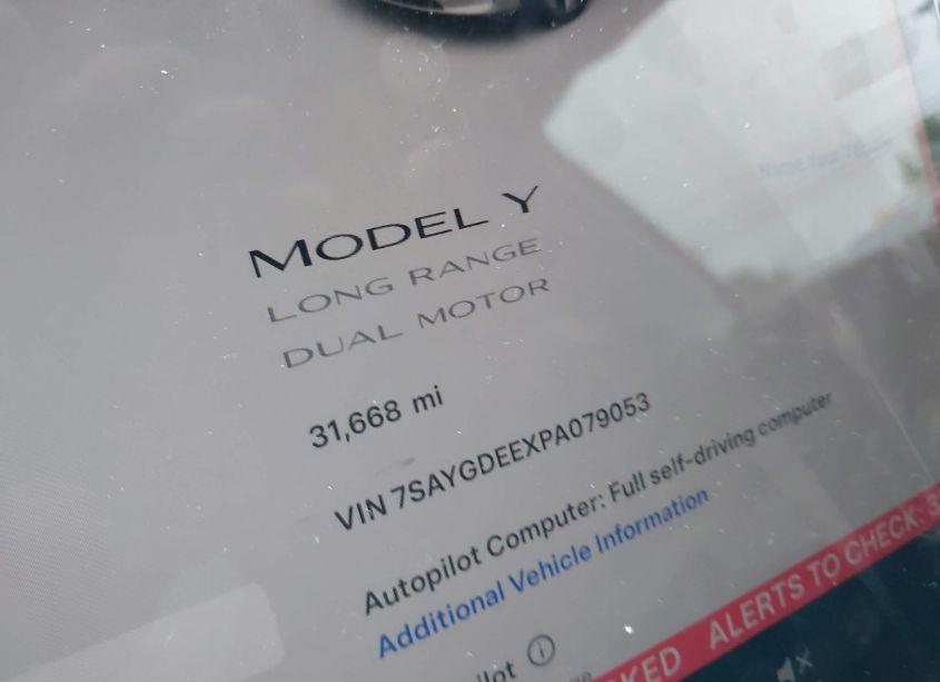 Photo 14 of 2023 Tesla Model Y AWD/LONG RANGE DUAL MOTOR ALL-WHEEL DRIVE (VIN 7SAYGDEEXPA079053)