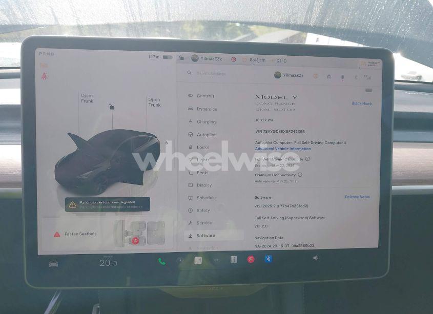 Photo 19 of 2025 Tesla Model Y LONG RANGE DUAL MOTOR ALL-WHEEL DRIVE (VIN 7SAYGDEEXSF247365)