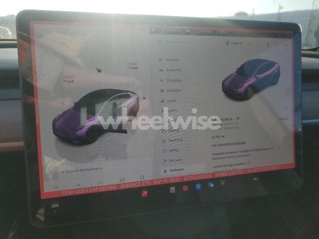 Photo 6 of 2025 TESLA MODEL Y (VIN 7SAYGDEEXSF281368)