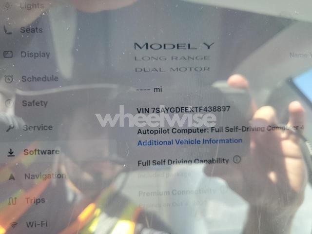 Photo 2 of 2026 TESLA MODEL Y N/A (VIN 7SAYGDEEXTF438897)