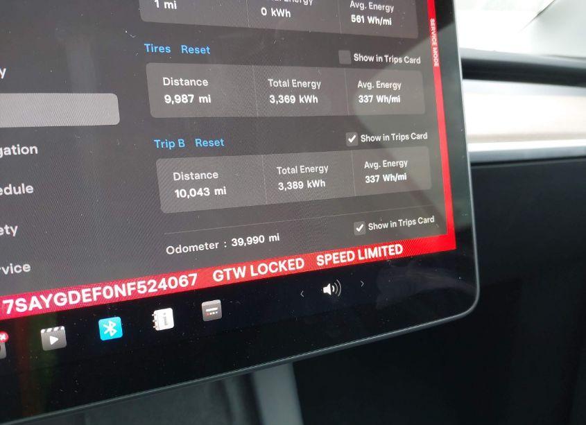 Photo 15 of 2022 Tesla Model Y PERFORMANCE DUAL MOTOR ALL-WHEEL DRIVE (VIN 7SAYGDEF0NF524067)