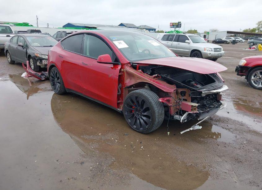 2022 Tesla Model Y PERFORMANCE DUAL MOTOR ALL-WHEEL DRIVE (VIN 7SAYGDEF1NF382392) main photo