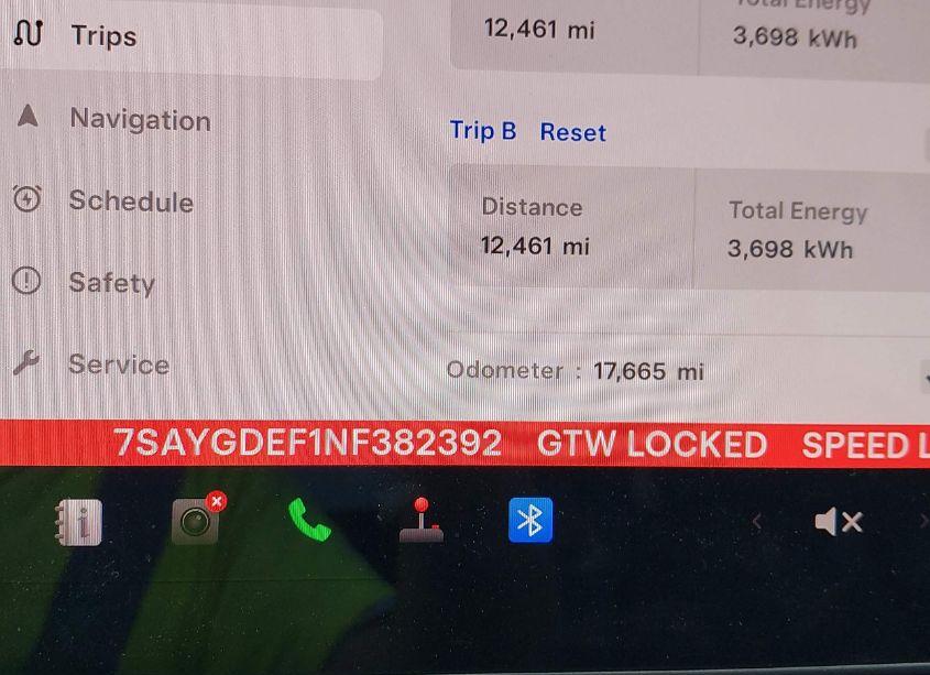 Photo 16 of 2022 Tesla Model Y PERFORMANCE DUAL MOTOR ALL-WHEEL DRIVE (VIN 7SAYGDEF1NF382392)