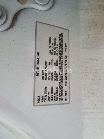 Photo 13 of 2023 TESLA MODEL Y (VIN 7SAYGDEF1PF778700)