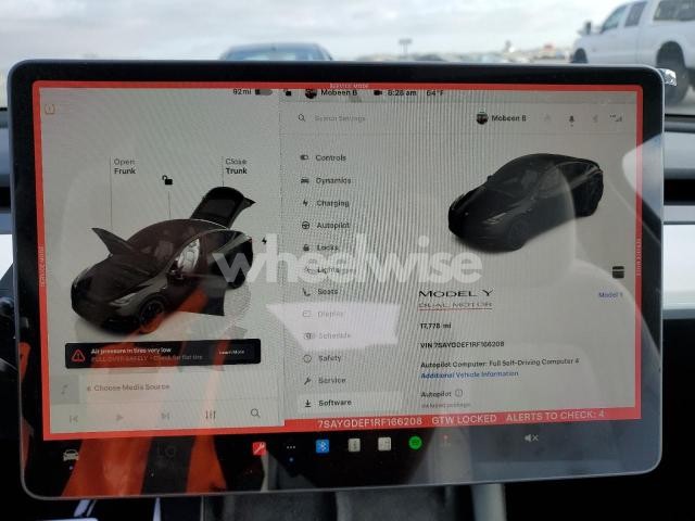 Photo 11 of 2024 TESLA MODEL Y (VIN 7SAYGDEF1RF166208)