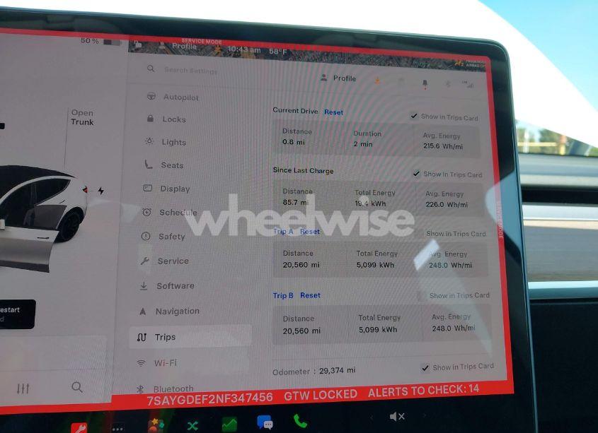 Photo 19 of 2022 Tesla Model Y PERFORMANCE DUAL MOTOR ALL-WHEEL DRIVE (VIN 7SAYGDEF2NF347456)