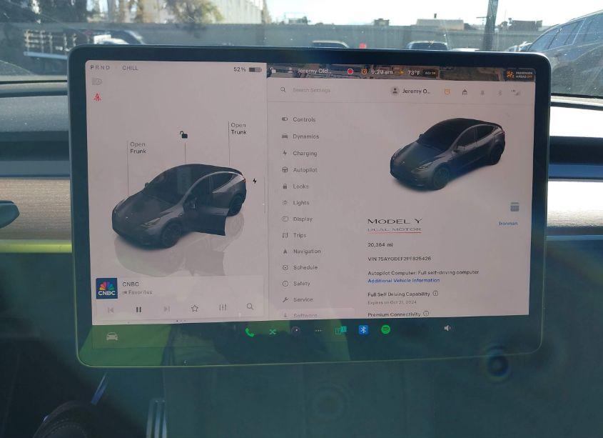 Photo 18 of 2023 Tesla Model Y PERFORMANCE DUAL MOTOR ALL-WHEEL DRIVE (VIN 7SAYGDEF2PF825426)