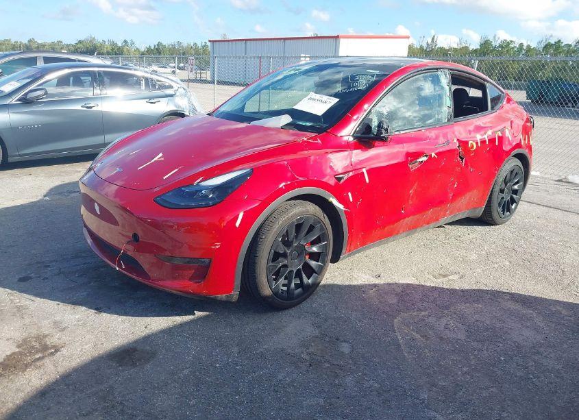 Photo 2 of 2022 Tesla Model Y PERFORMANCE DUAL MOTOR ALL-WHEEL DRIVE (VIN 7SAYGDEF3NF521521)